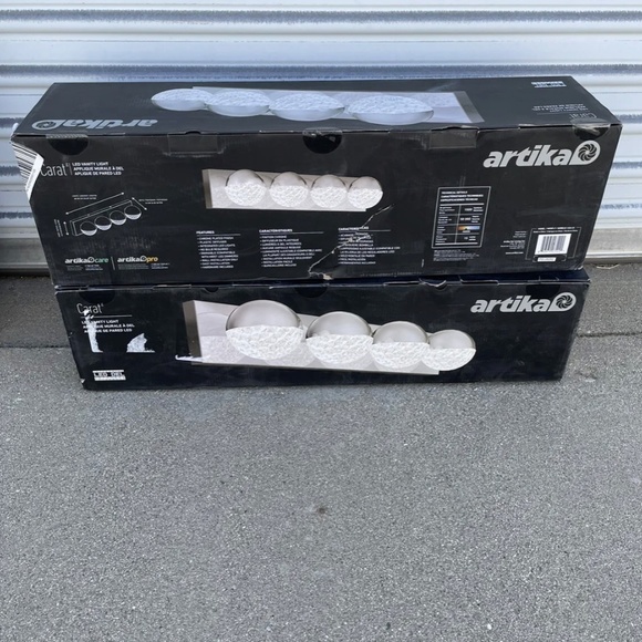 Artika Oracle 27 in. 4-Light Chrome LED Vanity Light Bar w/ CCT - Picture 6 of 7